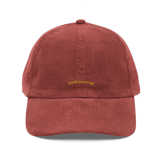 Vintage Cap — Minimal Yellow Script